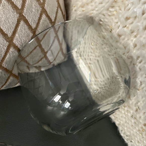 Other - HEAVY Elegant Clear Glass BULBOUS Thick VASE Container PLANTER